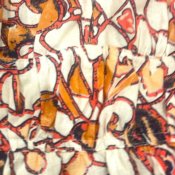 A.L.C. White Multi Salina Mini Dress - Size 6 - Picture 12 of 13